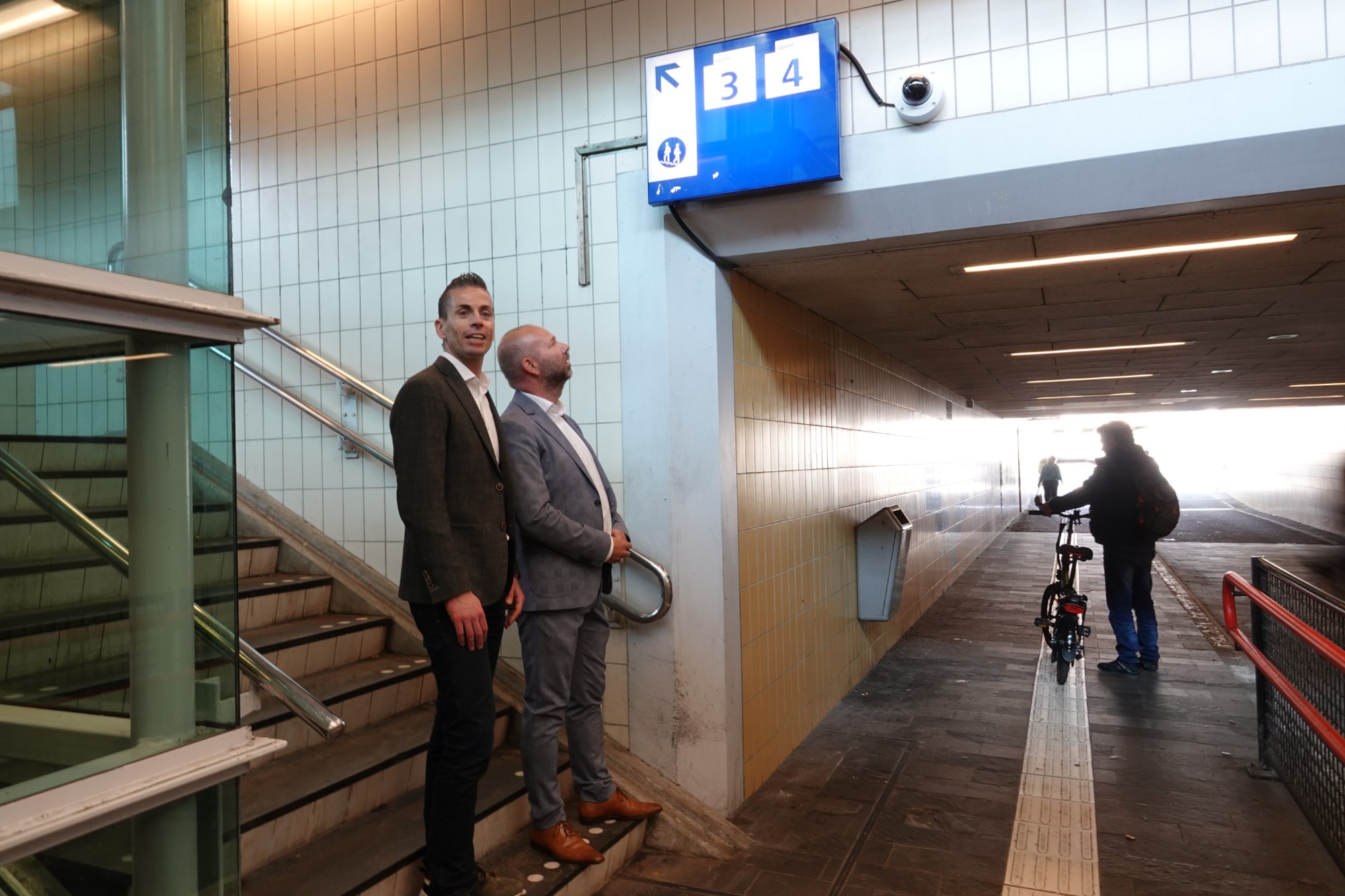 Burgemeester Bedankt Prorail Voor Camera Stationstunnel Uitgeestonline